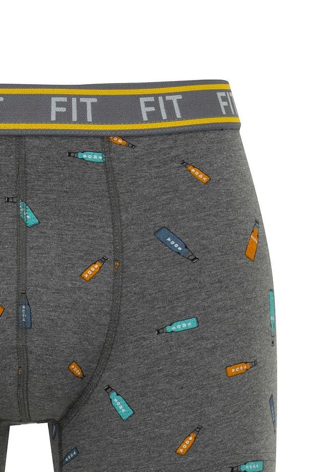 Regular Fit 3'lü Boxer - 4