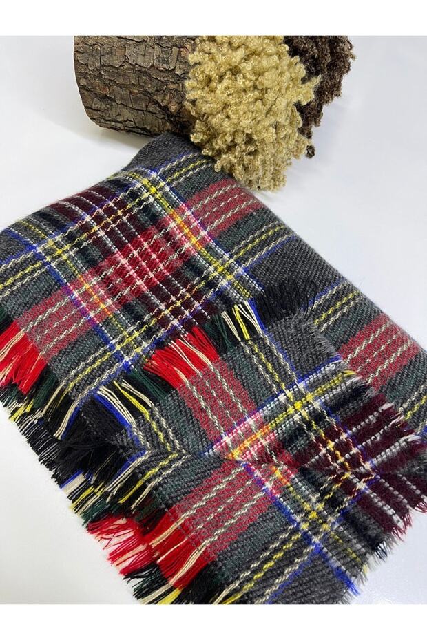 شال سميك مزدوج الجوانب - 1