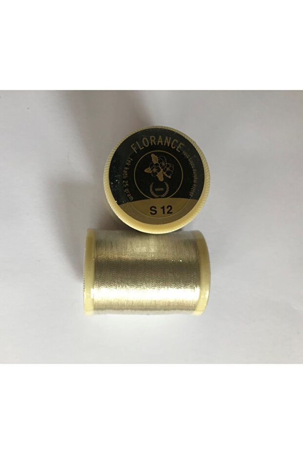 ماكينة تطريز أحادية الطبقة سيمي.25 جرام S-12 فضي. 1 قطعة