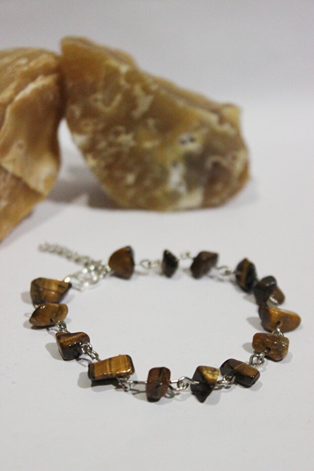 Tiger Eye Broken Stone Bracelet