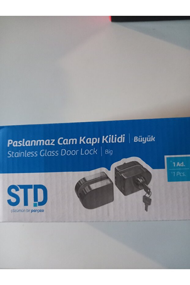 Paslanmaz Cam Kapı Kilidi - 1
