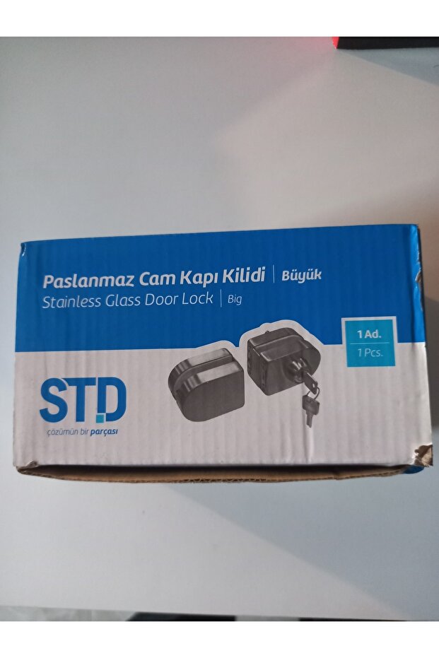Paslanmaz Cam Kapı Kilidi - 2