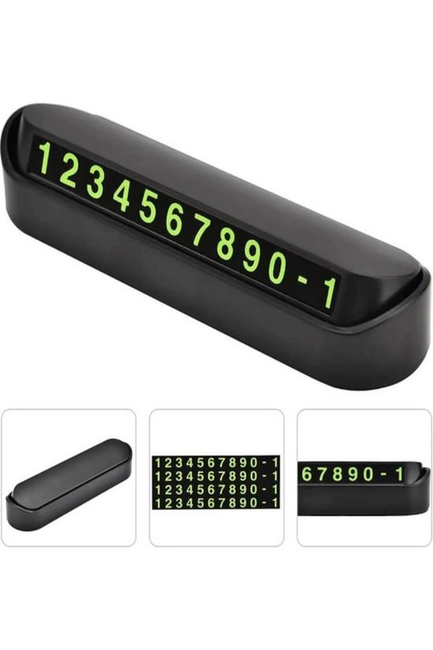Vehicle Parking Numberer Open Close System Phosphorescent