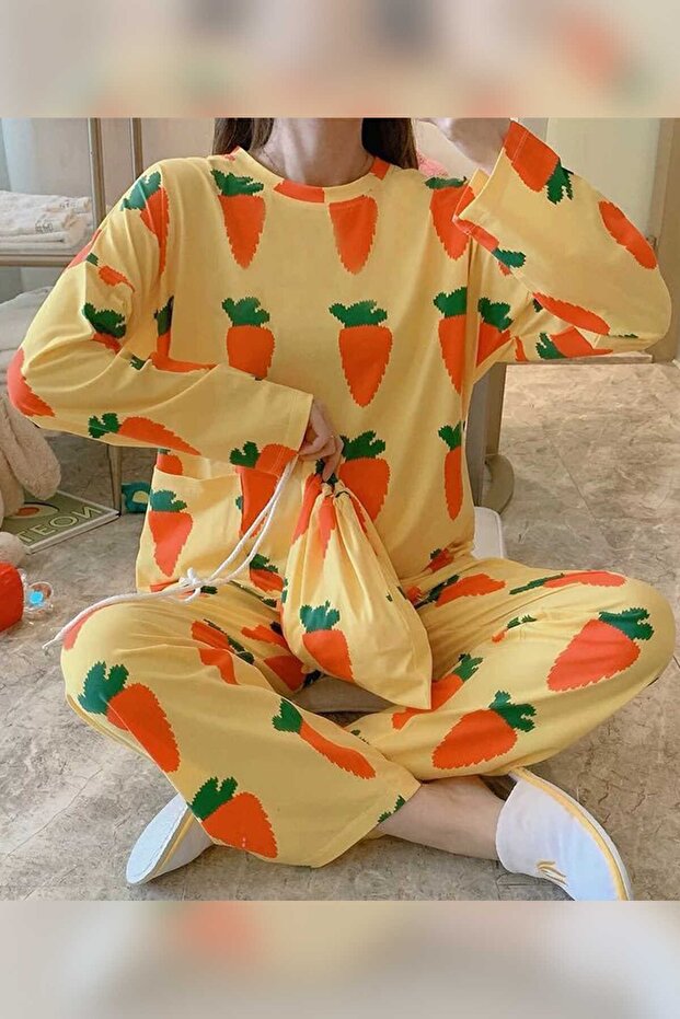 New Carrot Super Soft Pajama Set