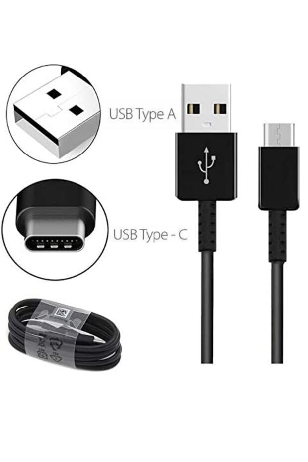 Type-c 2.4 Amper Hızlı Şarj Ve Data Kablosu 1 Metre - Siyah - 5