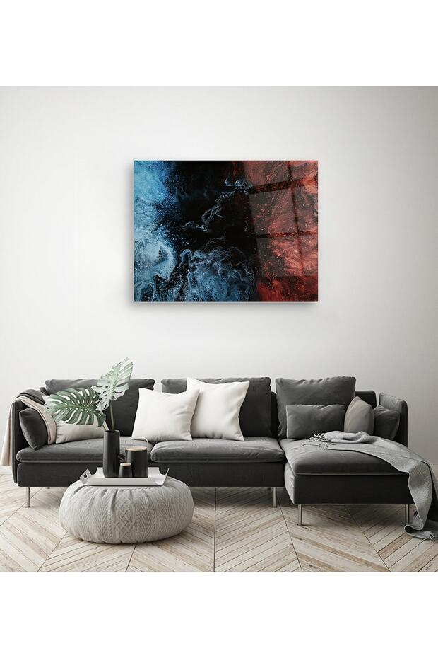 Mixed Pattern Horizontal Glass Table - 3