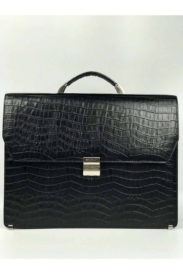 Genuine Leather Men's Briefcase