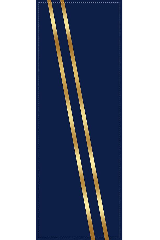 Lacivert 40 X 140 Gold Premium Süet Dokuma Kumaş Leke Tutmaz Masa Örtüsü Runner Rnr506 - 2