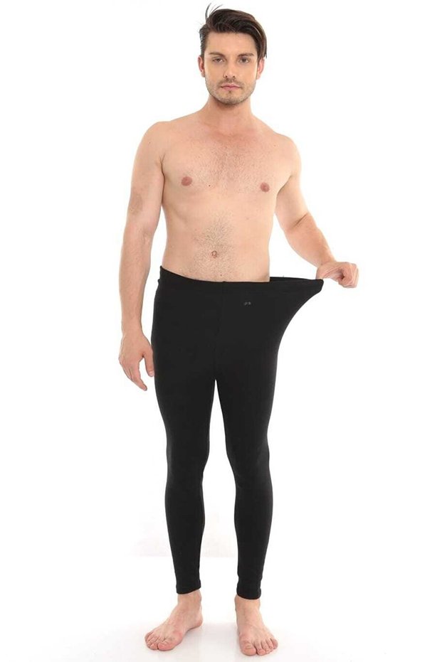 2 Pieces Thermal Leggings Thermal Leggings Women Thermal Leggings Men's Thermal Leggings Black Unisex Leggings