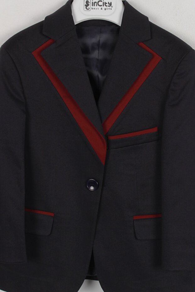 Boy's Navy Blue Jacket - 2