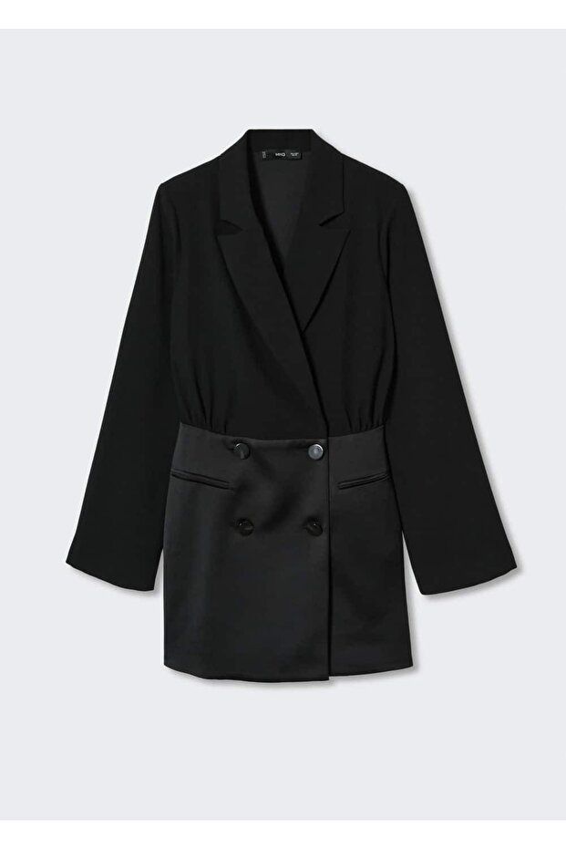 Kruvaze Kesim Elbise - 3