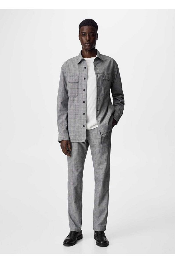 Kareli Jogger Pantolon - 2