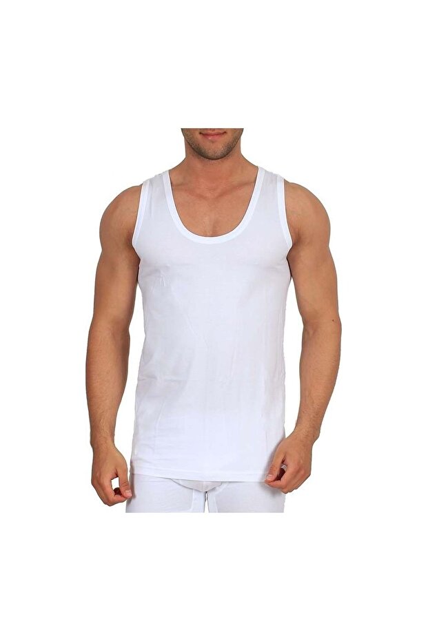 Men's 3 Pack 01 Cotton Combed Athlete - White - 3XL