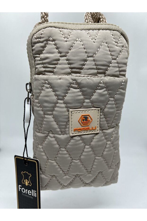 Bej Renk Postacı Çanta Ve Telefonluk - 1