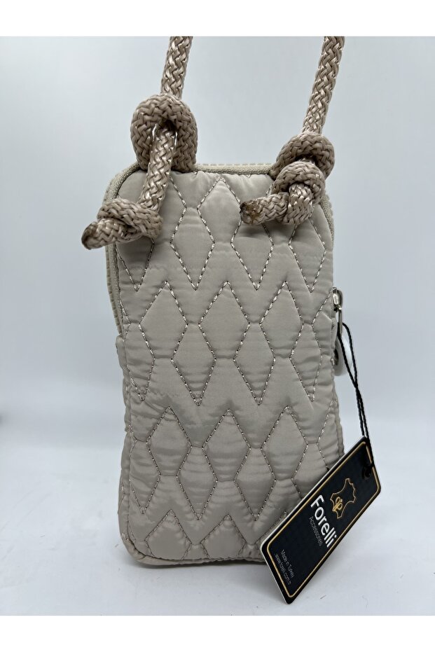 Bej Renk Postacı Çanta Ve Telefonluk - 2