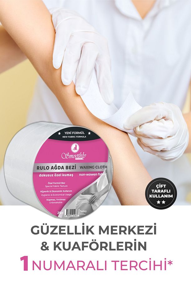 Professional Kuaför Ağda Bezi 25 Metre Çift Taraflı Kullanım - 2