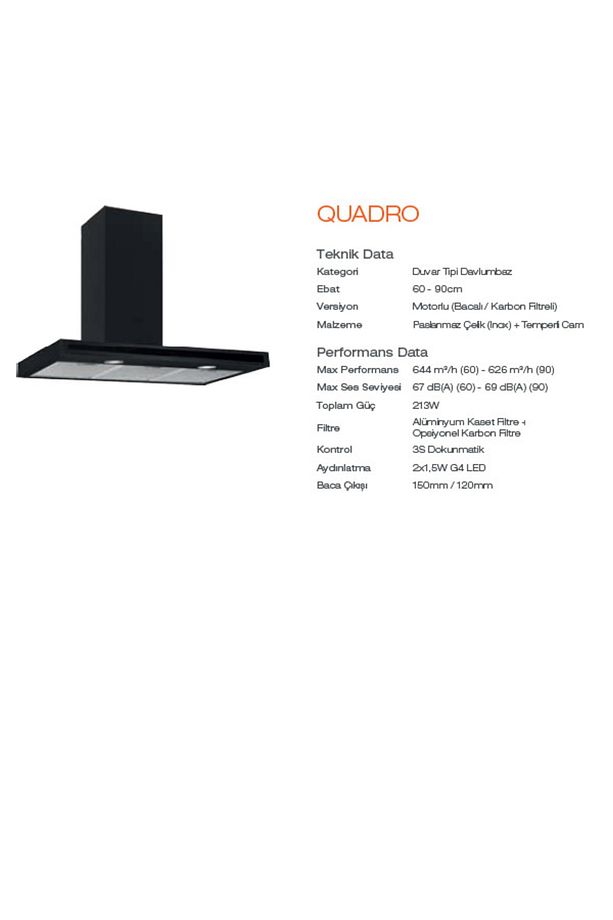 Siyah Cam Ankastre Set (3173 Quadro 60+cs5335b02+bo65e4b01) - 3
