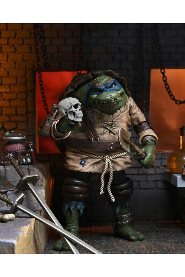 Universal Monsters X Tmnt: Ultimate Leonardo As The Hunchback Aksiyon Figürü - 7