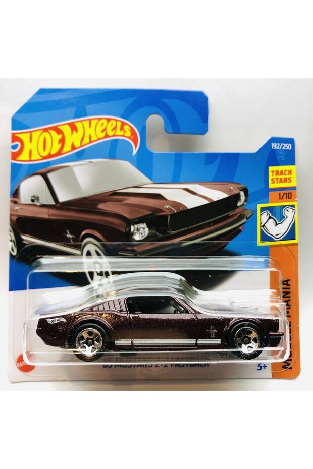 New - New 65 F0Rd Mustang 2+2 Fastback Mini Car 1:64 Scale Hotwheels Brand 1/10