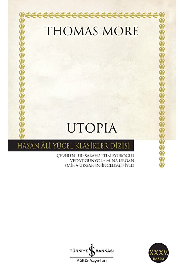Utopia / Thomas More / / 9789754587395