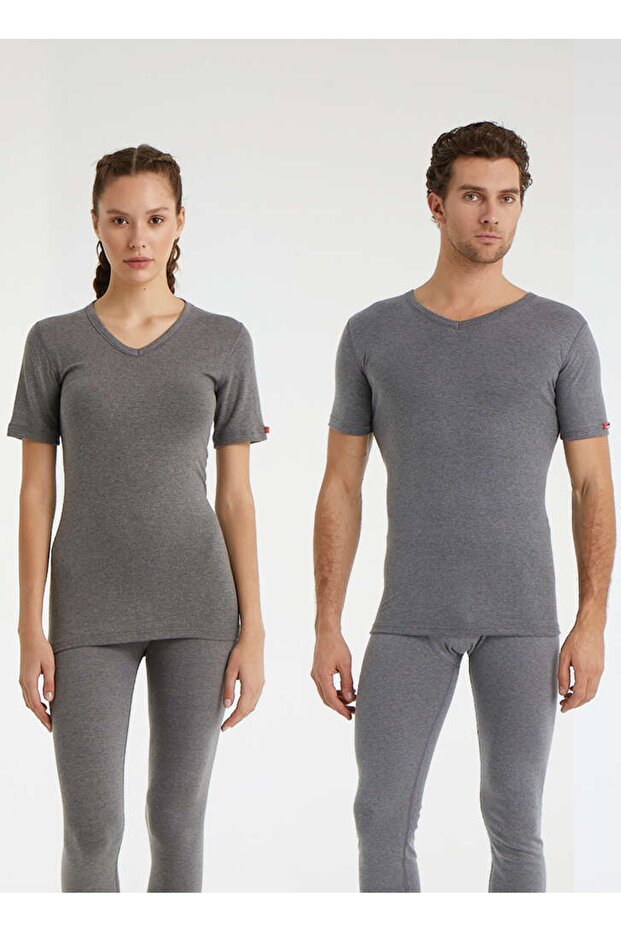 Sylex V-Neck Short Sleeve Unisex Level 2 Thermal T-shirt