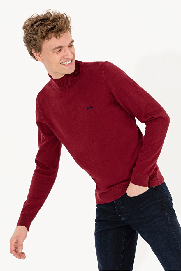 Roter Herrenpullover - 1