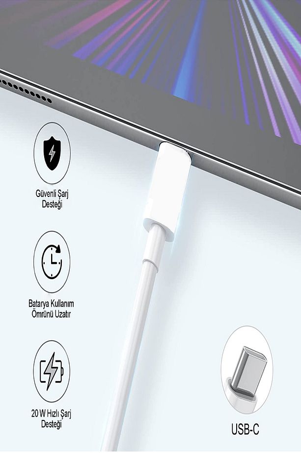 Type-c To Type-c 20w Hızlı Şarj Ve Data Kablosu 1 Metre - 2