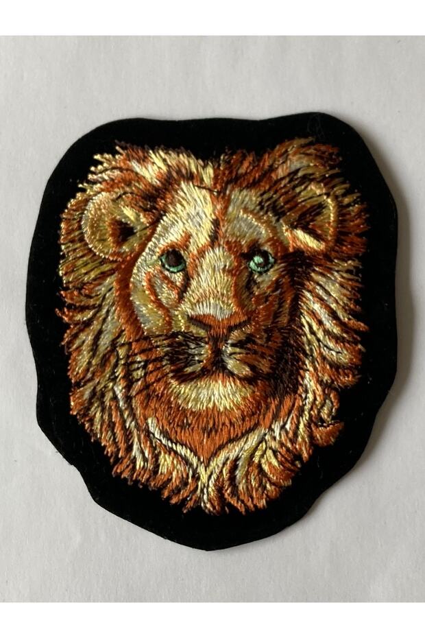 Lion, Lion Patch-Peach, Interlining Jeans Patch - 1