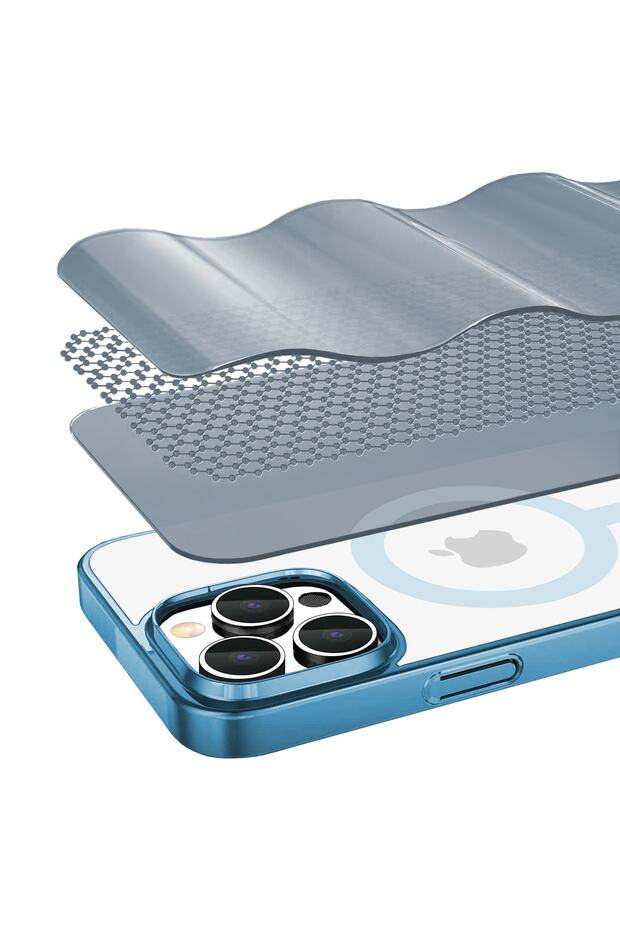 Bıff Iphone 14 Pro Max Magsafe Slim Fit Kılıf Light Blue - 3