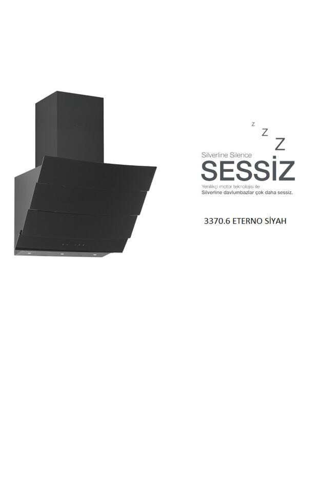 Siyah Cam Ankastre Set (3370 Eterno 60+cs5335b02+bo6504b01) - 2