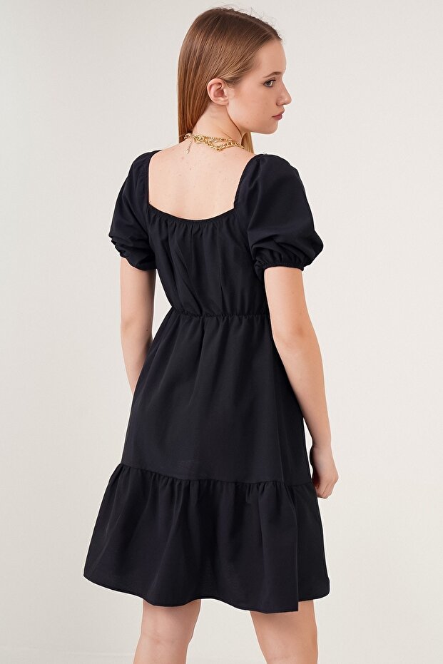 Φόρεμα με δέσιμο μπροστά - 5