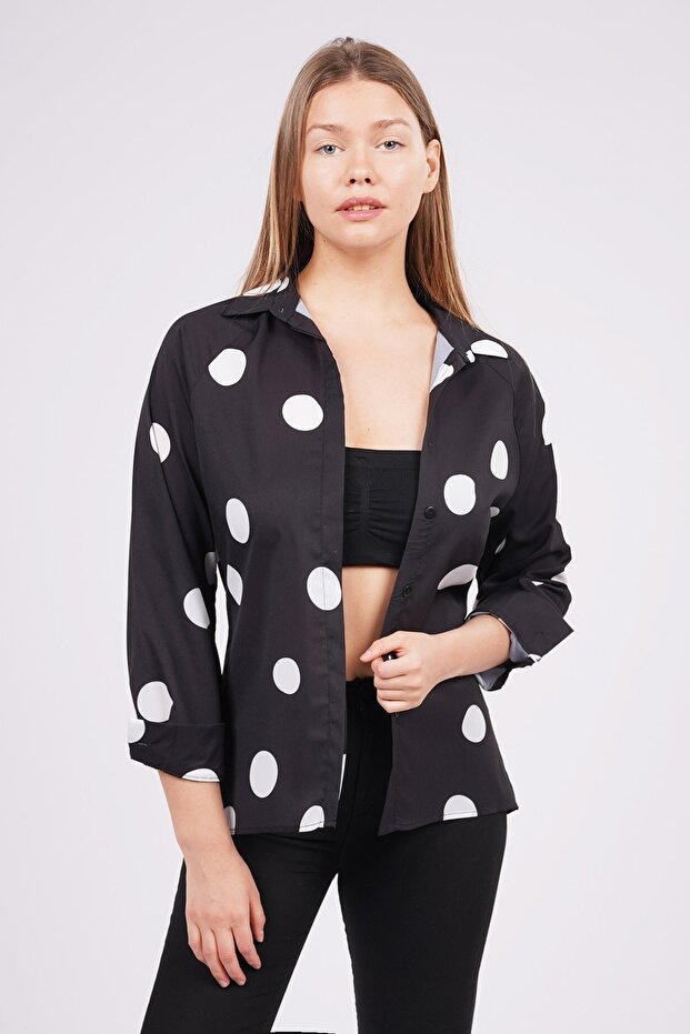 قميص منقوش بنقاط البولكا - 2