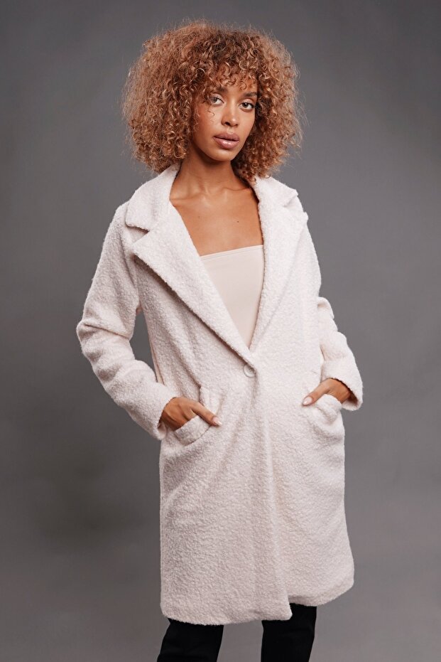 Single Button Coat - 1