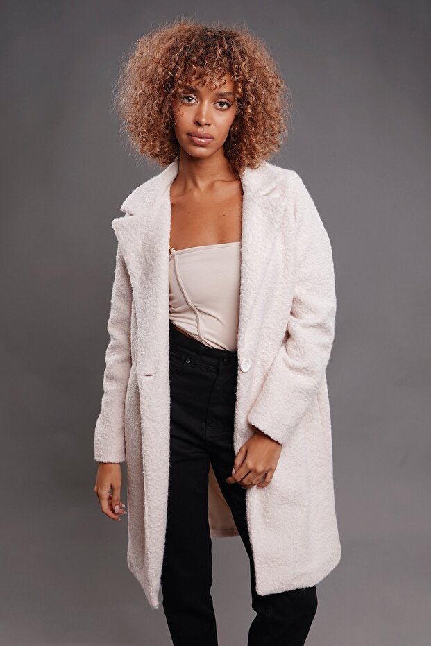 Single Button Coat - 2