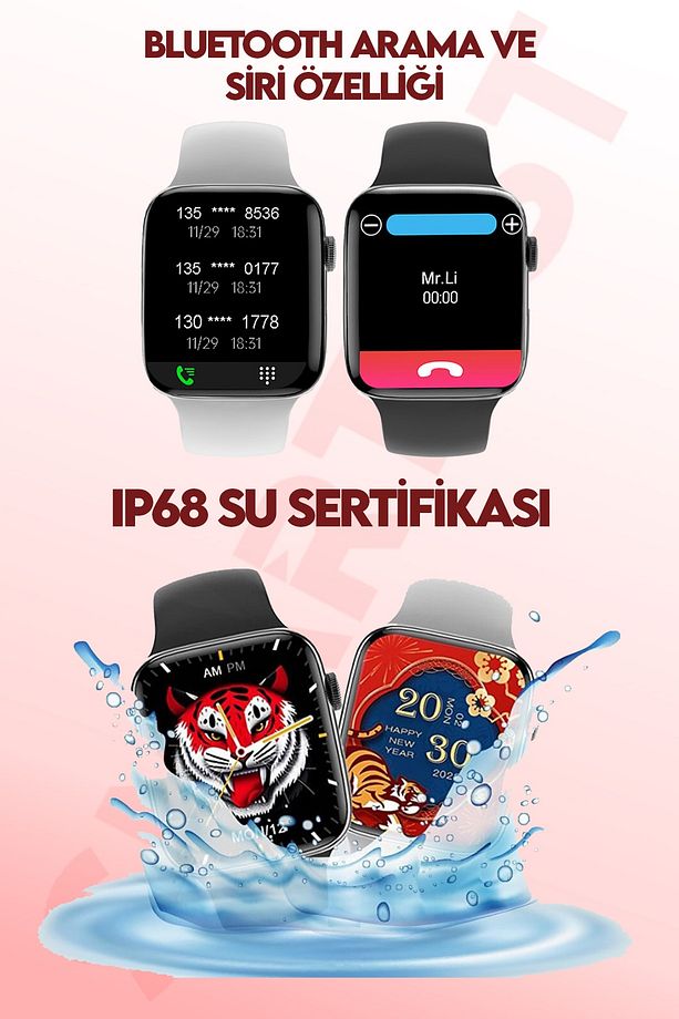 Watch 7 Pro Dt7 Max 2022alüminyum Kasa Siri Nfc Bluetooth Arama Ios Android Uyumlu Akıllı Saat Watch - 4