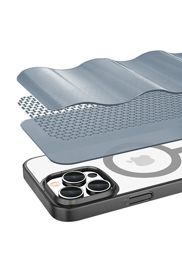 Iphone 14 Pro Max Magsafe Slim Fit Kılıf Black - 3