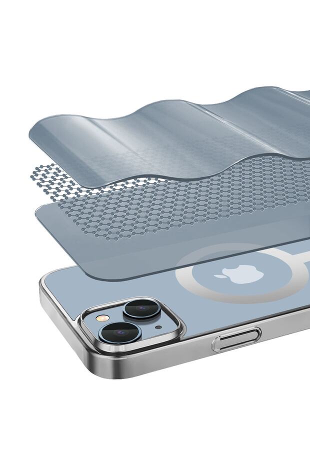 Iphone 14 Plus Magsafe Slim Fit Case Silver - 3