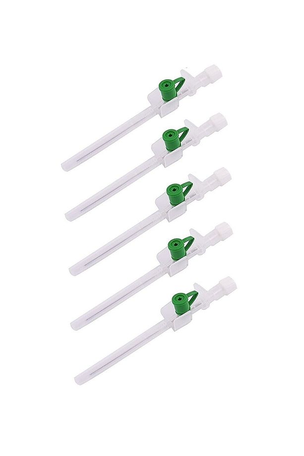 Piercing Iğnesi, Yeşil Intraket Branül 100 Adet - 1