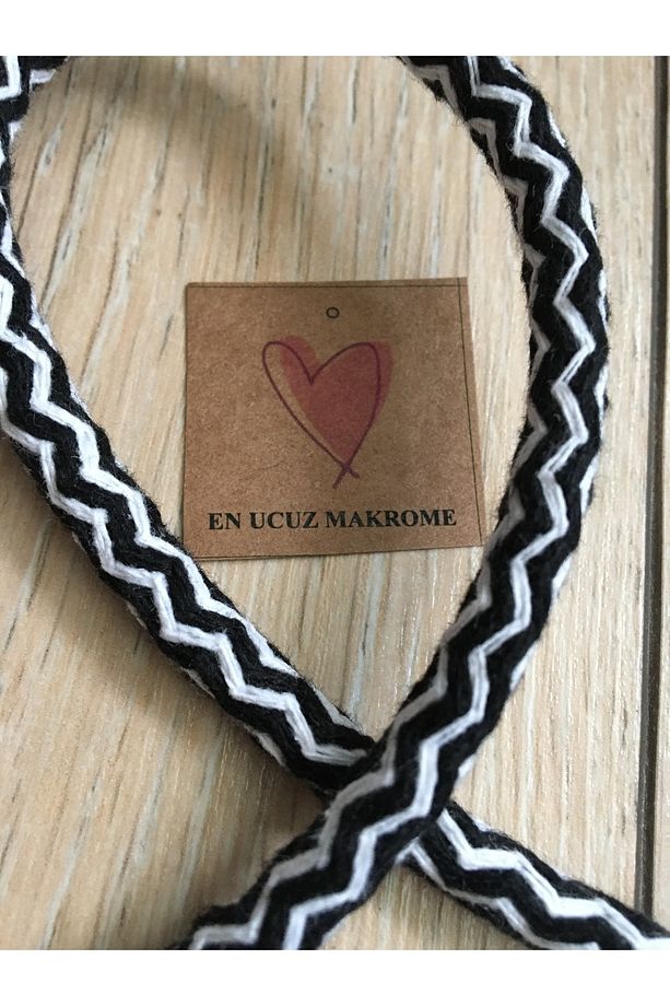 Makrome Ip (10 Metre) Tres Halat Dokuma Pamuklu Kaytan Fitil Çanta Hobi Ip Ipi - 3