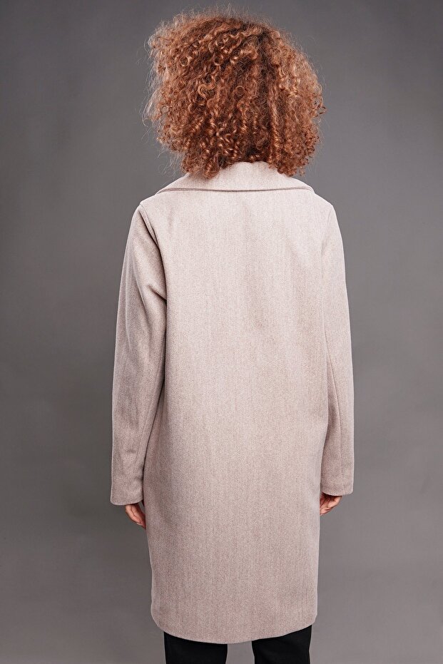 Single Button Coat - 4
