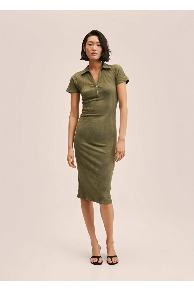 Ribana Midi Elbise - 2