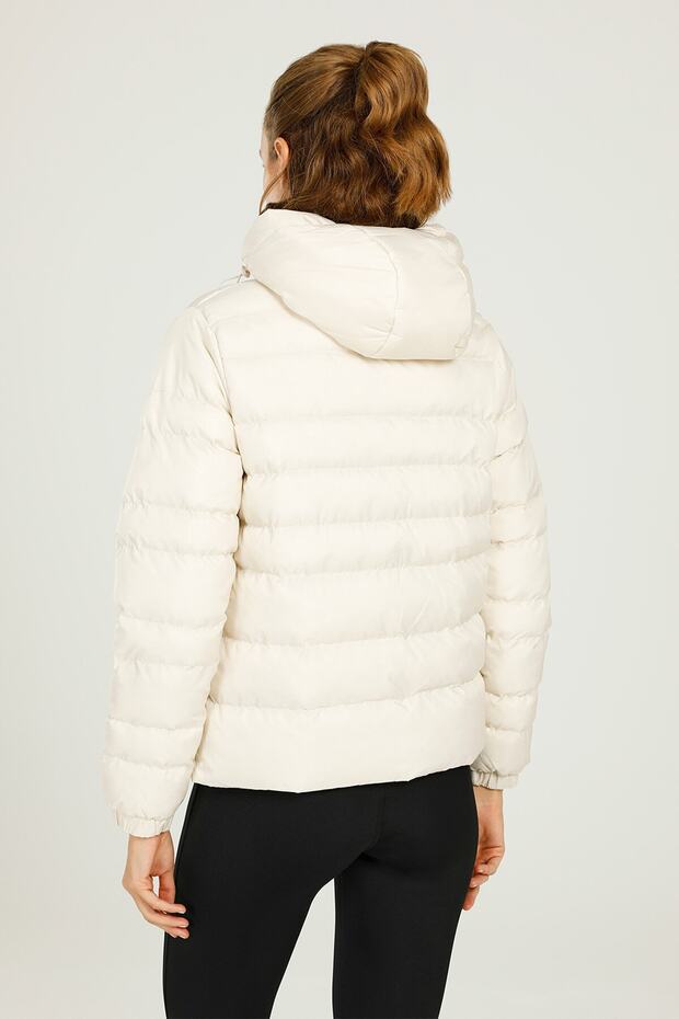 W-sn30 Zıggy Coat 2pr Bej Kadın Kısa Kaban - 2
