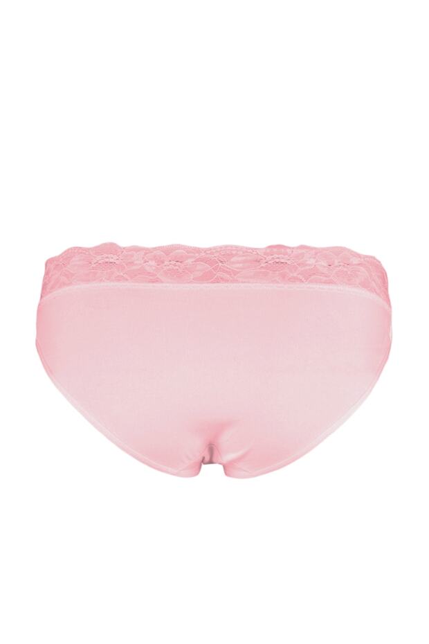 Ecru-pink 2er-Pack klassische Baumwoll-Slips mit Spitzendetail THMSS23KU00023 - 17