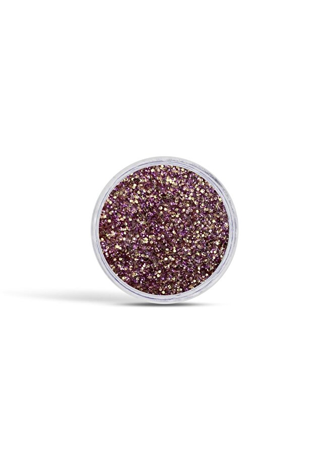 Gel Form Shimmering Glitter - Golden Purple 5ml