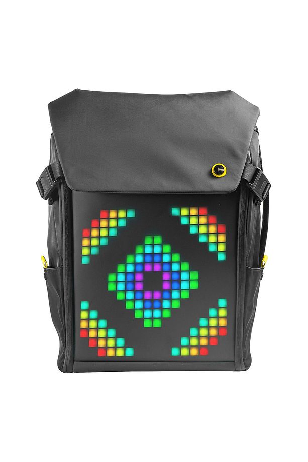 Backpack M Siyah Ledli Ekran App Kontrollü Akıllı Sırt Çantası - 1