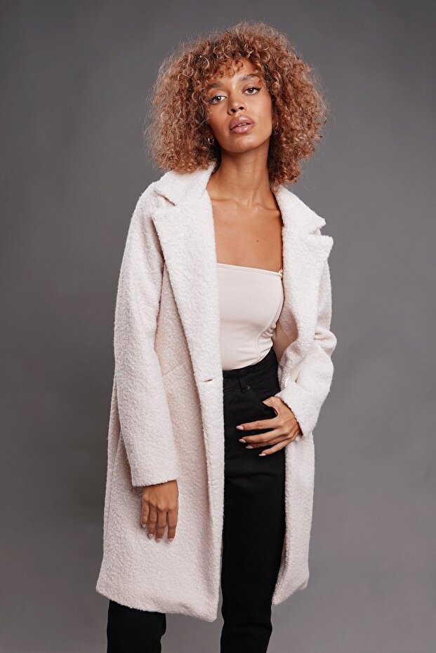 Single Button Coat - 3