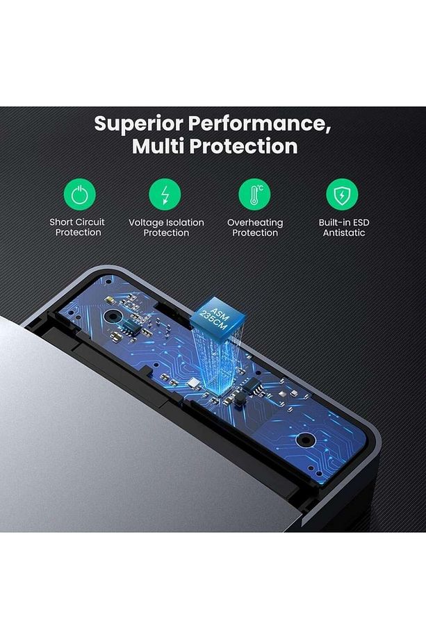 Usb-c Alüminyum 3.5” / 2.5” Uasp Destekli Sata Ssd Hdd Taşınabilir Disk Kutusu - 6