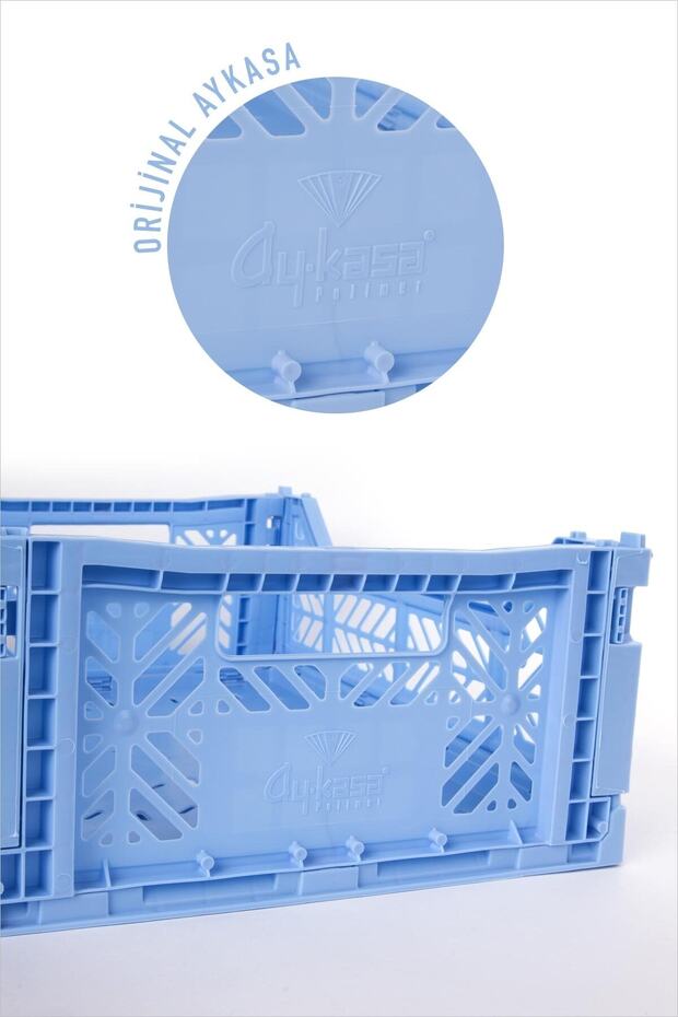 Mıdıbox Mavi Katlanabilir Kasa - 6