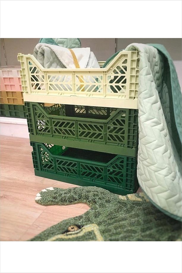 403014 Midibox Lime Cream Katlanabilir Kasa - 7