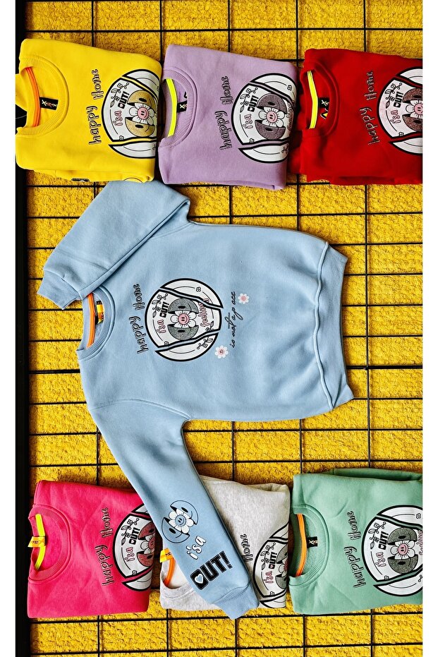 Sweatshirt Girl Fleece Winter Thick